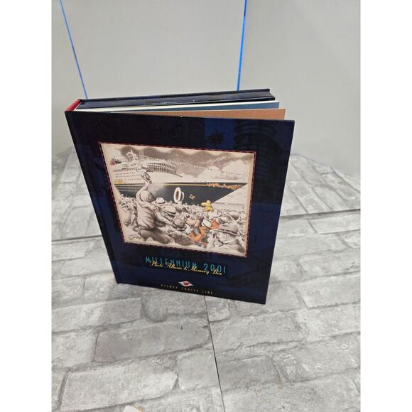 Millennium 2001 Disney Cruise Photo Album And Memory Box Signed By Captain‎ - Picture 2 of 13